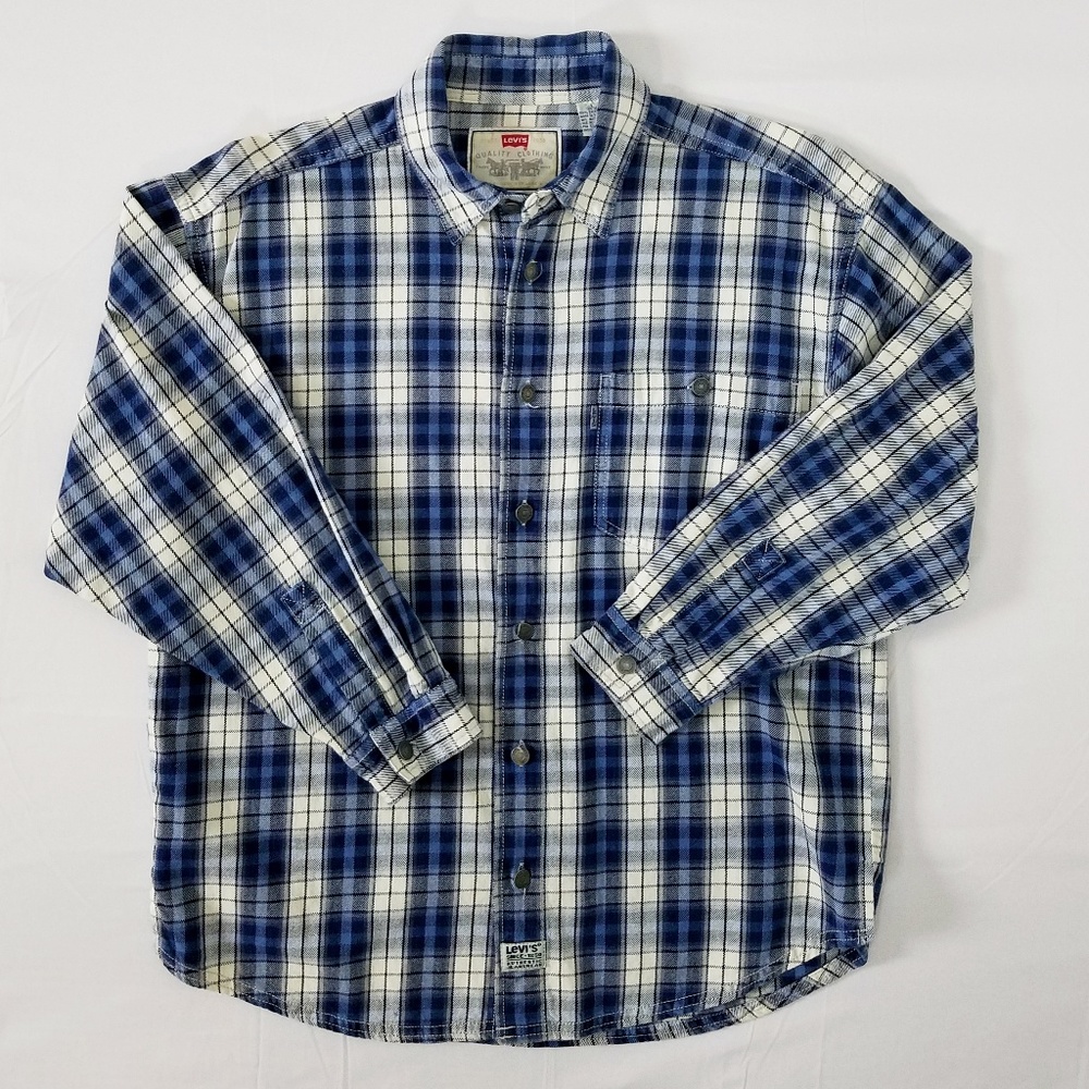 Kid's Vintage Levi's Denim Shirt Size L 16-18